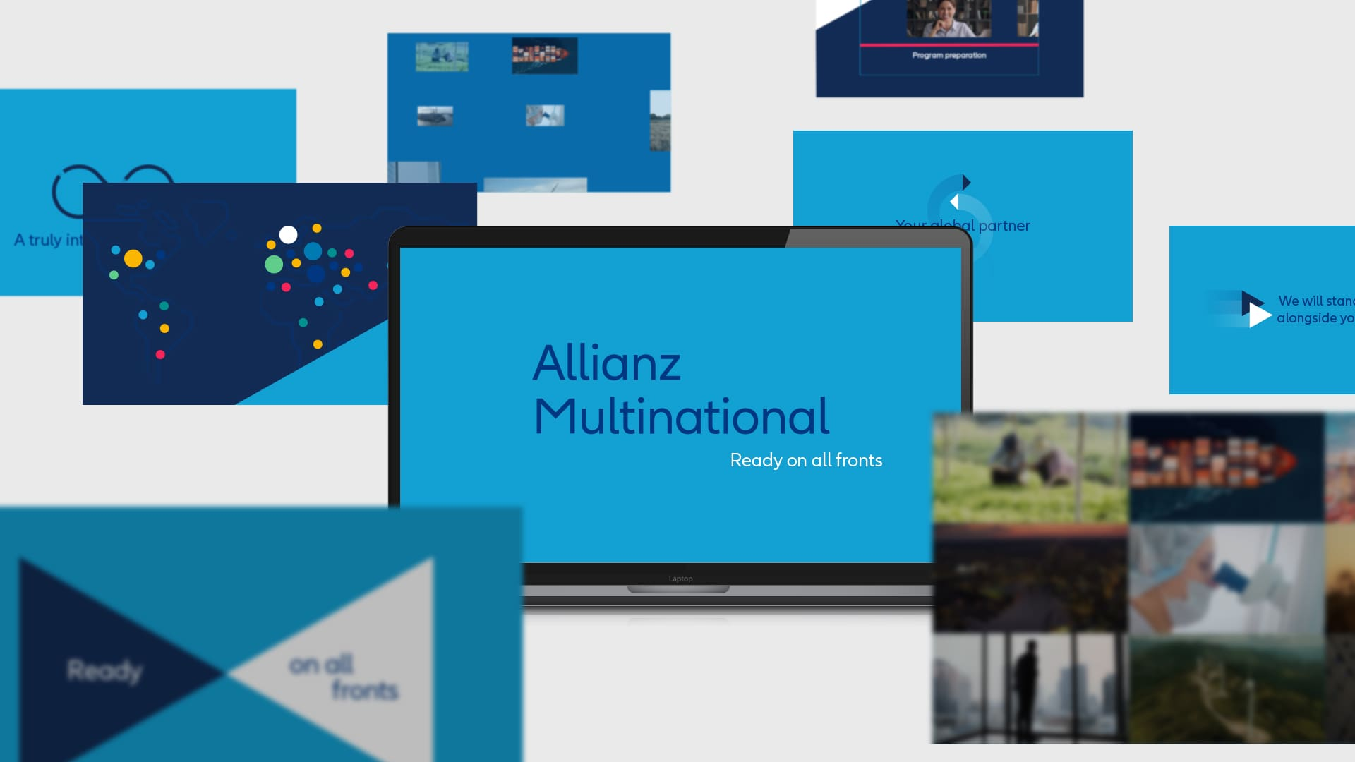 Allianz Multinational campaign visuals