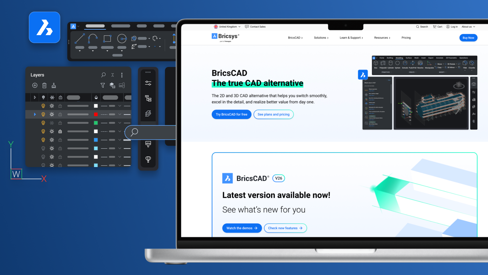 Bricsys website visuals