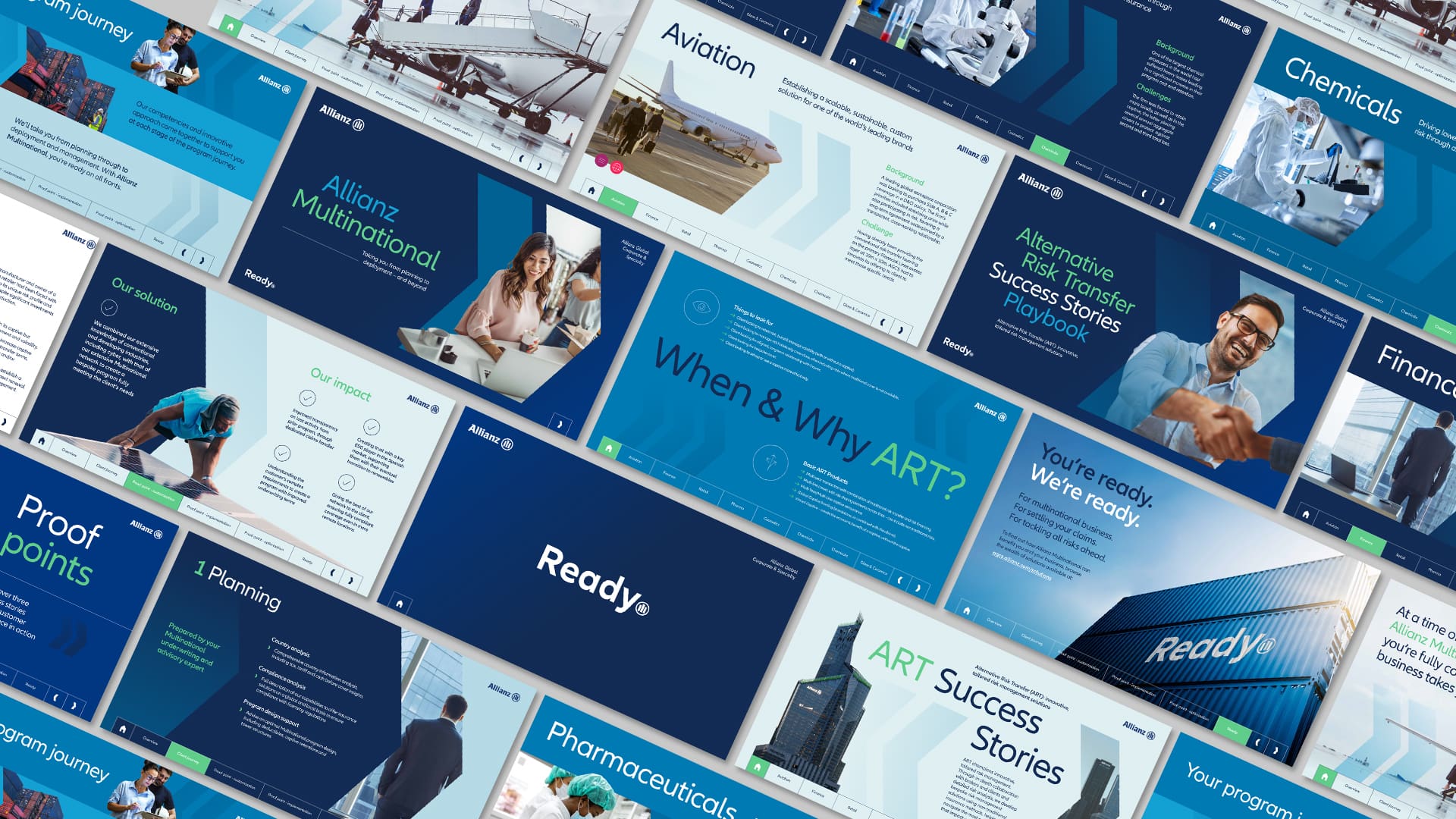 Allianz 'ARRT' campaign visuals