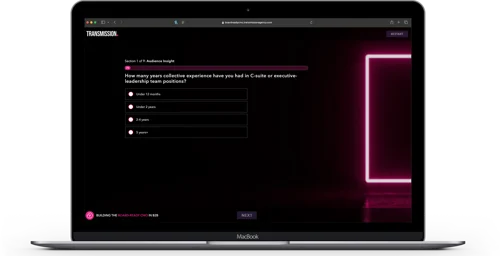 Screenshot of the Board-ready CMO tool